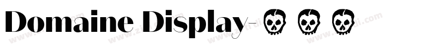 Domaine Display字体转换